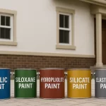 tipo de pinturas usan los pintores para exteriores